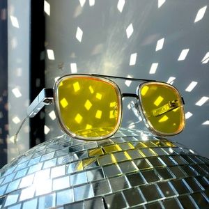 Spitfire Retro Sunglasses Yellow Lens